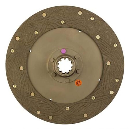 F7V7551 11" Transmission Disc, Woven, w/ 1-3/8" 10 Spline Hub - Fits Ford